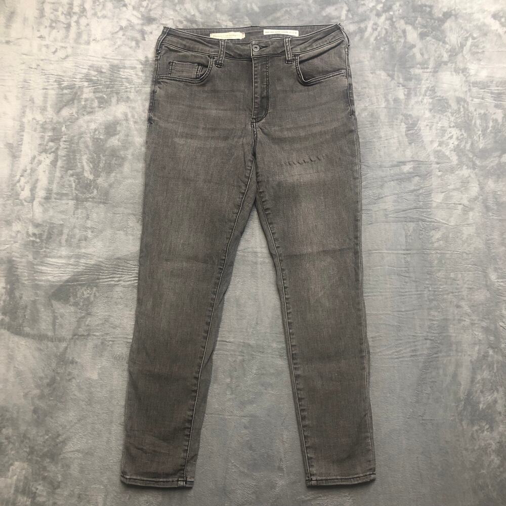 Pilcro by Anthropologie High Rise Denim Legging Jeans Women's Size 31 Black